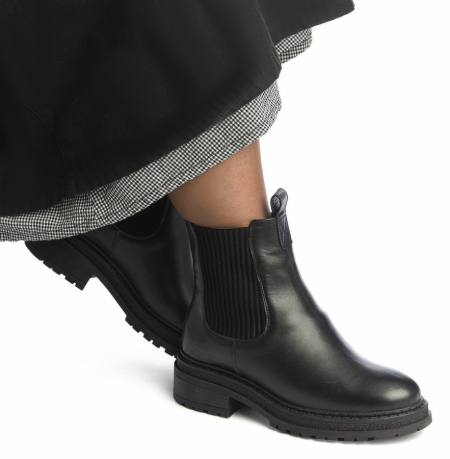 ЖЕНСКИЕ БОТИНКИ ЧЕЛСИ НАТУРАЛЬНАЯ КОЖА / ШЕРСТЬ CORVETTO ИТАЛИЯ