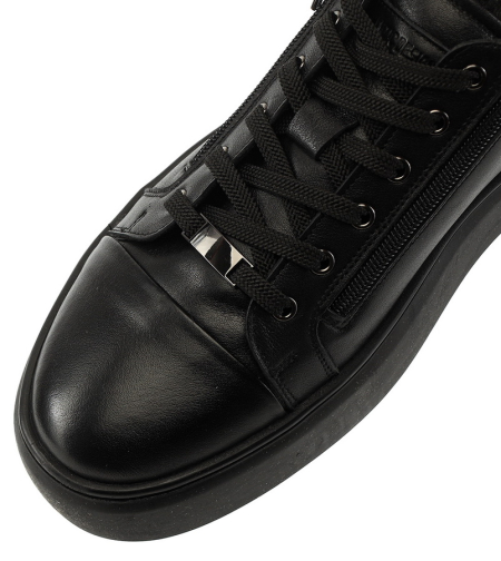 МУЖСКИЕ КЕДЫ НАТУРАЛЬНАЯ КОЖА / БАЙКА CORVETTO ИТАЛИЯ