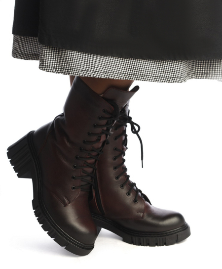 ЖЕНСКИЕ ПОЛУСАПОГИ НАТУРАЛЬНАЯ КОЖА / ШЕРСТЬ CORVETTO ИТАЛИЯ