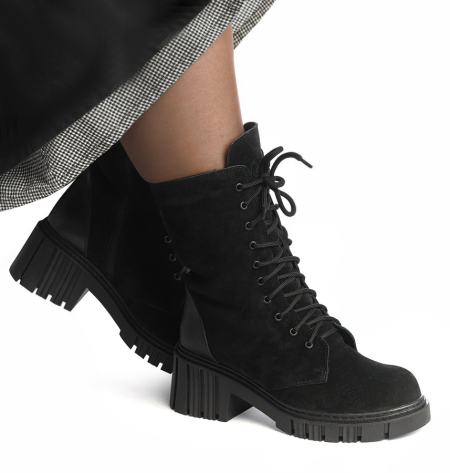 ЖЕНСКИЕ ПОЛУСАПОГИ НАТУРАЛЬНАЯ КОЖА / ВЕЛЮР / ШЕРСТЬ CORVETTO ИТАЛИЯ