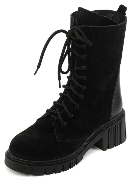 ЖЕНСКИЕ ПОЛУСАПОГИ НАТУРАЛЬНАЯ КОЖА / ВЕЛЮР / ШЕРСТЬ CORVETTO ИТАЛИЯ