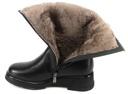 ЖЕНСКИЕ САПОГИ НАТУРАЛЬНАЯ КОЖА/ НАТУРАЛЬНЫЙ МЕХ GUGU ГЕРМАНИЯ