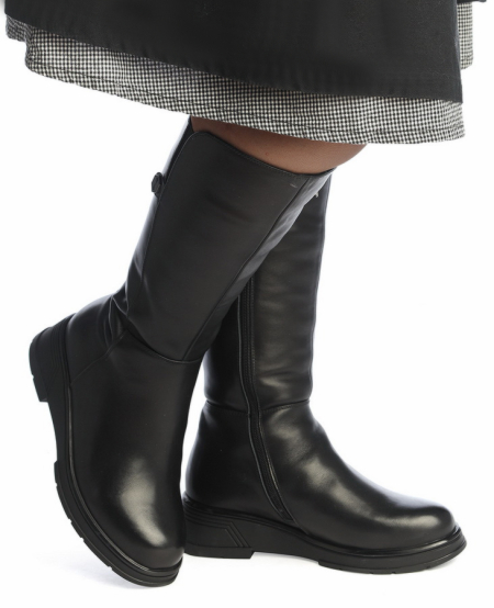 ЖЕНСКИЕ САПОГИ НАТУРАЛЬНАЯ КОЖА/ НАТУРАЛЬНЫЙ МЕХ GUGU ГЕРМАНИЯ