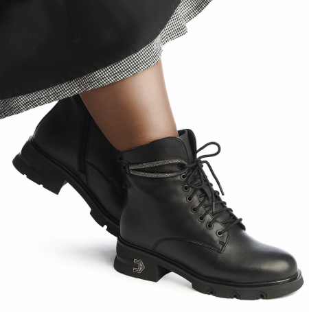 ЖЕНСКИЕ БОТИНКИ НАТУРАЛЬНАЯ КОЖА/ НАТУРАЛЬНЫЙ МЕХ GUGU ГЕРМАНИЯ