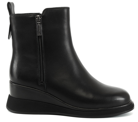 ЖЕНСКИЕ БОТИНКИ НАТУРАЛЬНАЯ КОЖА/ НАТУРАЛЬНЫЙ МЕХ GUGU ГЕРМАНИЯ