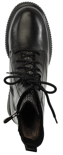 ЖЕНСКИЕ БОТИНКИ НАТУРАЛЬНАЯ КОЖА/ НАТУРАЛЬНЫЙ МЕХ GUGU ГЕРМАНИЯ