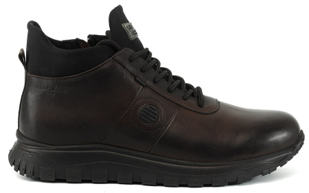 МУЖСКИЕ БОТИНКИ НАТУРАЛЬНАЯ КОЖА / ШЕРСТЬ WELLKRAFT РОССИЯ