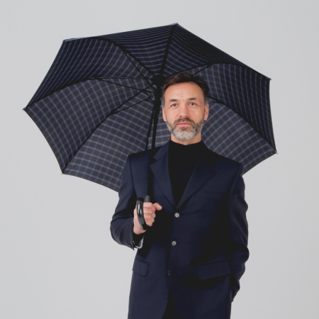 ЗОНТ-ТРОСТЬ МУЖСКОЙ ПОЛУАВТОМАТ ТРОСТЬ FLIORAJ