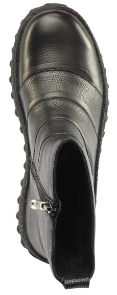 ЖЕНСКИЕ БОТИНКИ НАТУРАЛЬНАЯ КОЖА / НАТУРАЛЬНЫЙ МЕХ GUGU ГЕРМАНИЯ