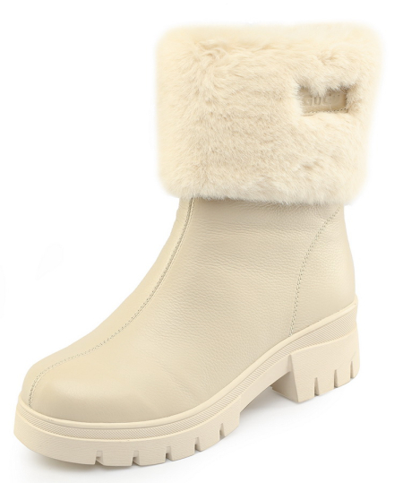 ЖЕНСКИЕ САПОГИ НАТУРАЛЬНАЯ КОЖА / НАТУРАЛЬНЫЙ МЕХ GUGU ГЕРМАНИЯ