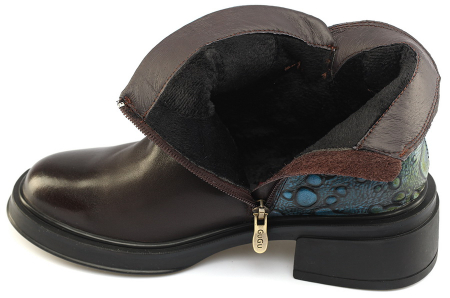 ЖЕНСКИЕ БОТИНКИ НАТУРАЛЬНАЯ КОЖА / БАЙКА GUGU ГЕРМАНИЯ