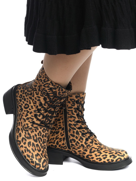 ЖЕНСКИЕ БОТИНКИ НАТУРАЛЬНАЯ КОЖА / БАЙКА GUGU ГЕРМАНИЯ