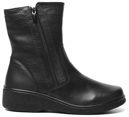 ЖЕНСКИЕ ПОЛУСАПОГИ НАТУРАЛЬНАЯ КОЖА / ШЕРСТЬ РОСВЕСТ РОССИЯ