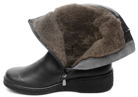 ЖЕНСКИЕ САПОГИ НАТУРАЛЬНАЯ КОЖА / ПОЛУШЕРСТЬ РОСВЕСТ РОССИЯ