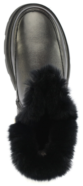 ЖЕНСКИЕ ПОЛУСАПОГИ НАТУРАЛЬНАЯ КОЖА НАТУРАЛЬНЫЙ МЕХ GUGU ГЕРМАНИЯ