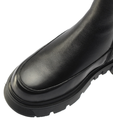 ЖЕНСКИЕ ПОЛУСАПОГИ НАТУРАЛЬНАЯ КОЖА НАТУРАЛЬНЫЙ МЕХ GUGU ГЕРМАНИЯ