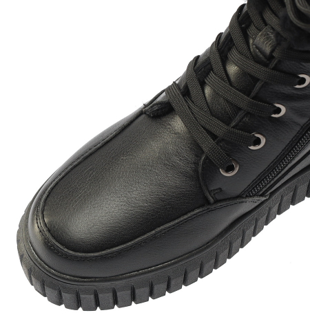 ЖЕНСКИЕ БОТИНКИ НАТУРАЛЬНАЯ КОЖА / НАТУРАЛЬНЫЙ МЕХ GUGU ГЕРМАНИЯ