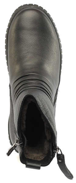 ЖЕНСКИЕ БОТИНКИ НАТУРАЛЬНАЯ КОЖА / НАТУРАЛЬНЫЙ МЕХ GUGU ГЕРМАНИЯ