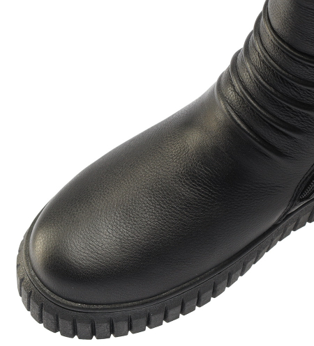 ЖЕНСКИЕ БОТИНКИ НАТУРАЛЬНАЯ КОЖА / НАТУРАЛЬНЫЙ МЕХ GUGU ГЕРМАНИЯ