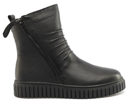 ЖЕНСКИЕ БОТИНКИ НАТУРАЛЬНАЯ КОЖА / НАТУРАЛЬНЫЙ МЕХ GUGU ГЕРМАНИЯ