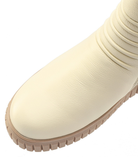 ЖЕНСКИЕ БОТИНКИ НАТУРАЛЬНАЯ КОЖА / НАТУРАЛЬНЫЙ МЕХ GUGU ГЕРМАНИЯ