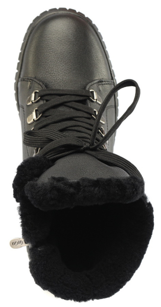 ЖЕНСКИЕ БОТИНКИ НАТУРАЛЬНАЯ КОЖА / НАТУРАЛЬНЫЙ МЕХ GUGU ГЕРМАНИЯ