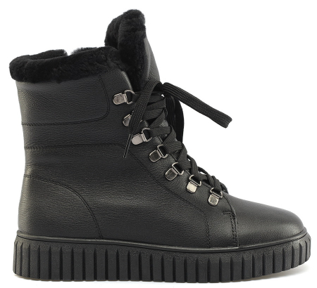 ЖЕНСКИЕ БОТИНКИ НАТУРАЛЬНАЯ КОЖА / НАТУРАЛЬНЫЙ МЕХ GUGU ГЕРМАНИЯ