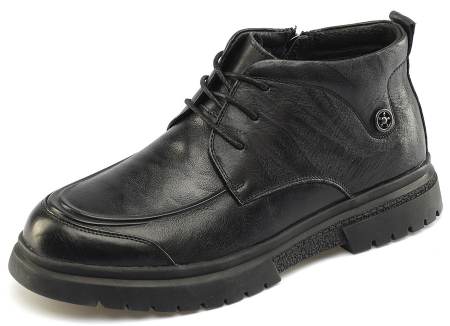 МУЖСКИЕ БОТИНКИ НАТУРАЛЬНАЯ КОЖА/БАЙКА GUGU