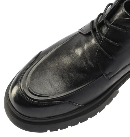 МУЖСКИЕ БОТИНКИ НАТУРАЛЬНАЯ КОЖА/БАЙКА GUGU