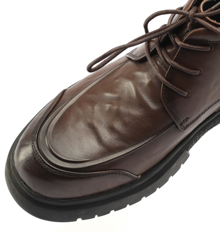 МУЖСКИЕ БОТИНКИ НАТУРАЛЬНАЯ КОЖА/БАЙКА GUGU