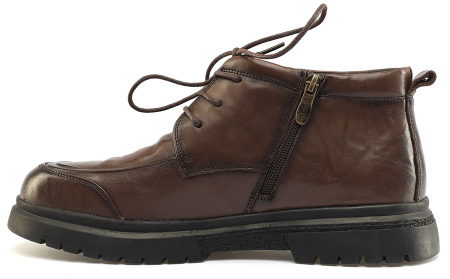 МУЖСКИЕ БОТИНКИ НАТУРАЛЬНАЯ КОЖА/БАЙКА GUGU