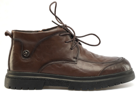 МУЖСКИЕ БОТИНКИ НАТУРАЛЬНАЯ КОЖА/БАЙКА GUGU