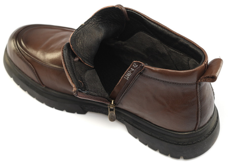 МУЖСКИЕ БОТИНКИ НАТУРАЛЬНАЯ КОЖА/БАЙКА GUGU