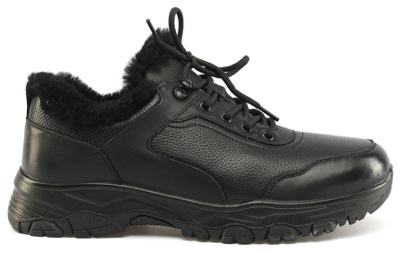 МУЖСКИЕ БОТИНКИ НАТУРАЛЬНАЯ КОЖА / НАТУРАЛЬНЫЙ МЕХ GUGU ГЕРМАНИЯ