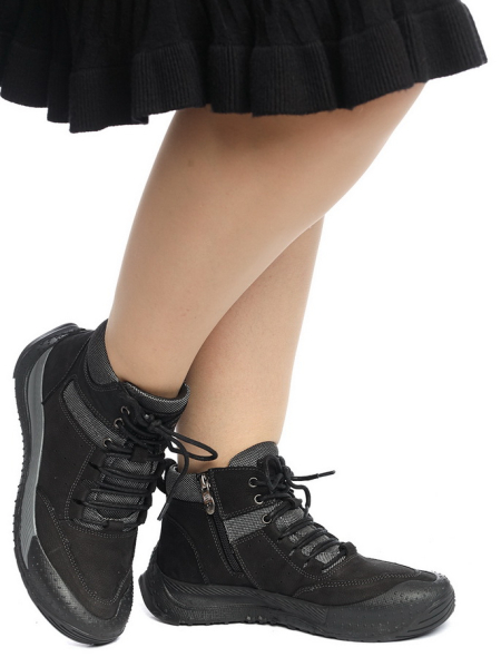 ЖЕНСКИЕ БОТИНКИ НАТУРАЛЬНАЯ КОЖА / БАЙКА GUGU ГЕРМАНИЯ