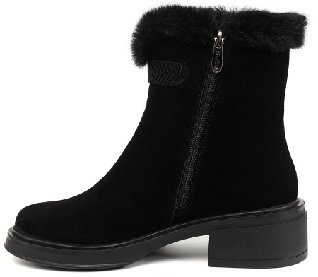 ЖЕНСКИЕ САПОГИ НАТУРАЛЬНАЯ КОЖА(ВЕЛЮР) / ШЕРСТЬ GUGU ГЕРМАНИЯ