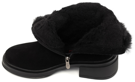 ЖЕНСКИЕ САПОГИ НАТУРАЛЬНАЯ КОЖА(ВЕЛЮР) / ШЕРСТЬ GUGU ГЕРМАНИЯ