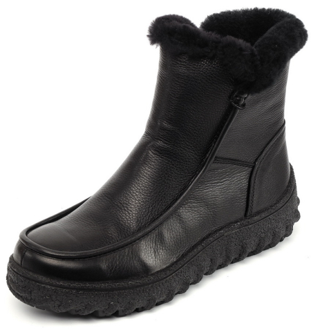 ЖЕНСКИЕ САПОГИ НАТУРАЛЬНАЯ КОЖА / НАТУРАЛЬНЫЙ МЕХ GUGU ГЕРМАНИЯ