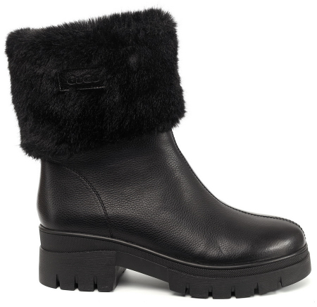 ЖЕНСКИЕ САПОГИ НАТУРАЛЬНАЯ КОЖА / НАТУРАЛЬНЫЙ МЕХ GUGU ГЕРМАНИЯ