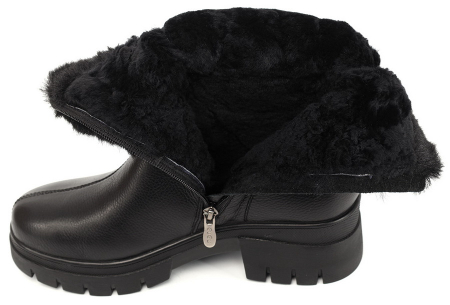 ЖЕНСКИЕ САПОГИ НАТУРАЛЬНАЯ КОЖА / НАТУРАЛЬНЫЙ МЕХ GUGU ГЕРМАНИЯ