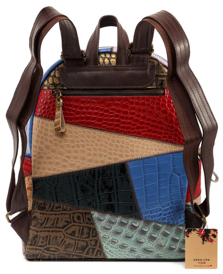 ЖЕНСКИЙ РЮКЗАК НАТУРАЛЬНАЯ КОЖА KIKILOK КОРЕЯ