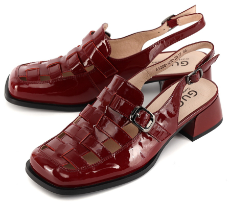 ЖЕНСКИЕ ТУФЛИ НАТУРАЛЬНАЯ КОЖА ЛАКОВАЯ GUGU ГЕРМАНИЯ