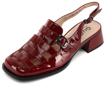 ЖЕНСКИЕ ТУФЛИ НАТУРАЛЬНАЯ КОЖА ЛАКОВАЯ GUGU ГЕРМАНИЯ