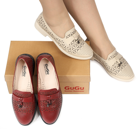 ЖЕНСКИЕ ТУФЛИ НАТУРАЛЬНАЯ КОЖА GUGU ГЕРМАНИЯ