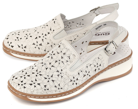 ЖЕНСКИЕ БОСОНОЖКИ НАТУРАЛЬНАЯ КОЖА GUGU ГЕРМАНИЯ