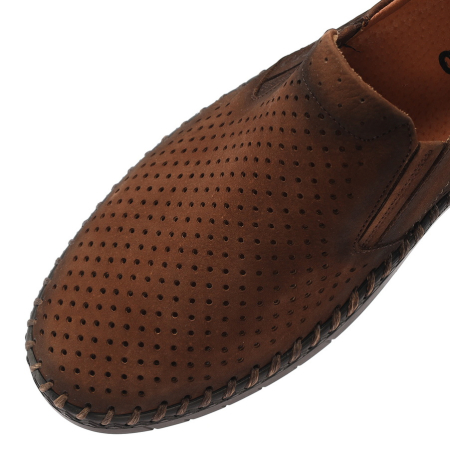 МУЖСКИЕ ТУФЛИ ЛЕТНИЕ НАТУРАЛЬНАЯ КОЖА НУБУК CORVETTO ИТАЛИЯ