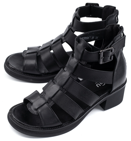 ЖЕНСКИЕ БОСОНОЖКИ КОМПОЗИЦИОННАЯ КОЖА GUGU ГЕРМАНИЯ