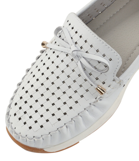 ЖЕНСКИЕ МОКАСИНЫ НАТУРАЛЬНАЯ КОЖА BINIFOOT/BNF ТАЙВАНЬ