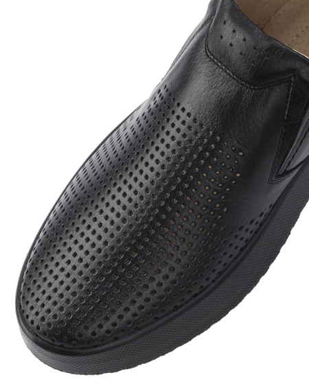 МУЖСКИЕ ТУФЛИ ЛЕТНИЕ  НАТУРАЛЬНАЯ КОЖА CORVETTO ИТАЛИЯ