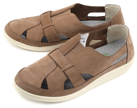 ЖЕНСКИЕ ОРТОПЕДИЧЕСКИЕ ТУФЛИ НАТУРАЛЬНАЯ КОЖА НУБУК СУПЕРКОМФОРТ АЛМИ РОССИЯ